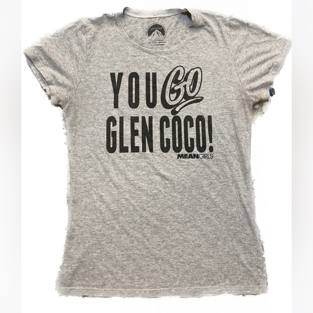 C01 Paramount Heather Gray Graphic T shirt “You Go Glen CoCo” Mean Girls sz XL